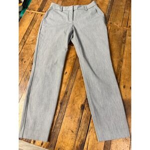 Express Columnist Ankle Dress Pants Womens 4R Gray Minimalist Office Chic